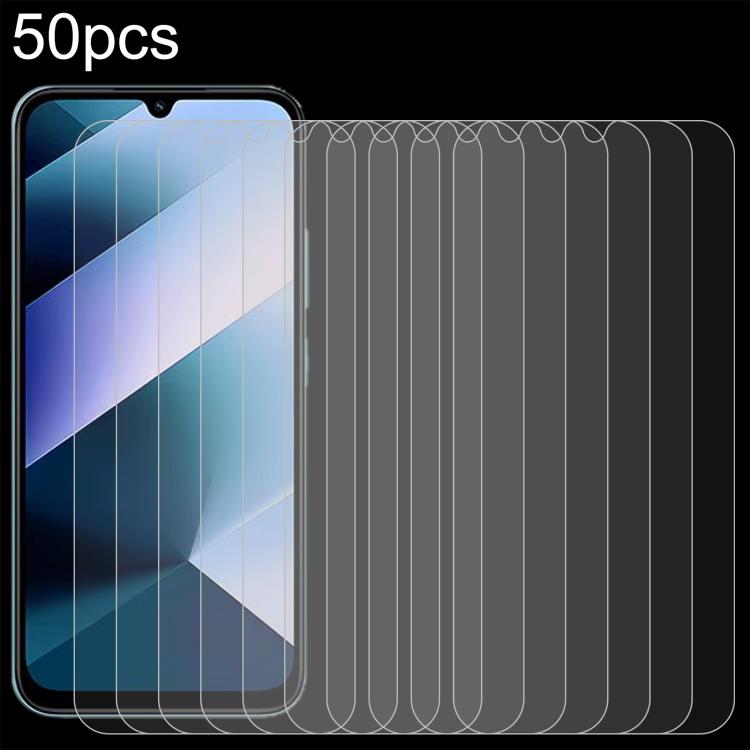 50pcs 0.26mm 9H 2.5D Tempered Glass Film, For Redmi A7 4G 171.8mm, For Redmi 17C 4G, For Xiaomi Poco C81x 4G, For Xiaomi Poco M8s 5G, For Xiaomi Poco C81 Pro 4G, For Redmi A7 Pro 171mm / Poco C85x 5G, For Redmi R70 5G / R70m 5G, For Xiaomi Poco C85x 5G...