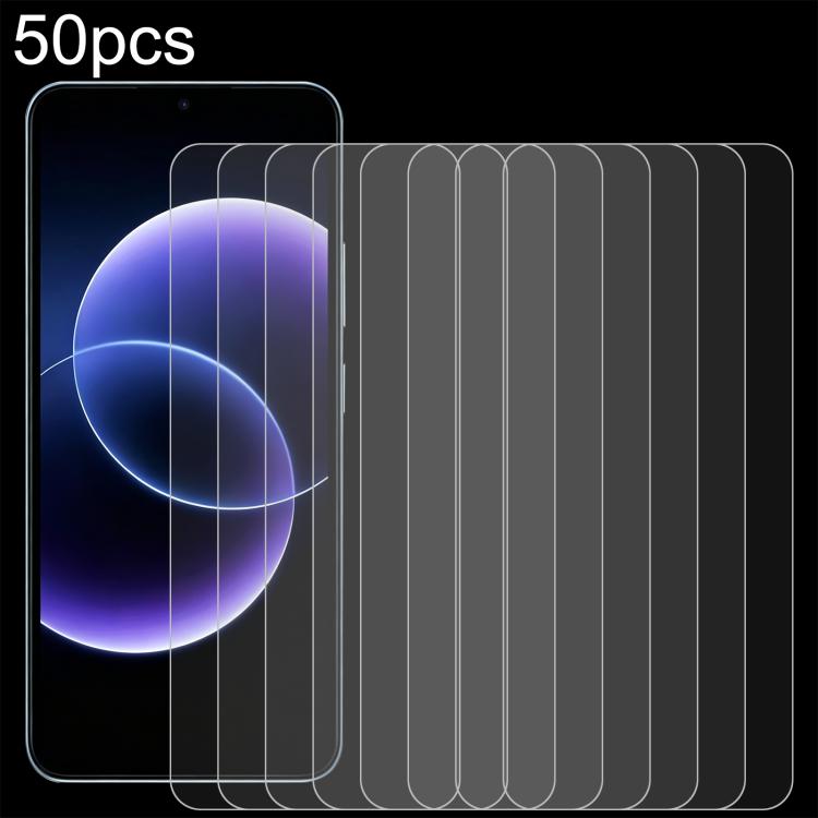 50pcs 0.26mm 9H 2.5D Tempered Glass Film, For Redmi A7 4G 171.8mm, For Redmi 17C 4G, For Xiaomi Poco C81x 4G, For Xiaomi Poco M8s 5G, For Xiaomi Poco C81 Pro 4G, For Redmi A7 Pro 171mm / Poco C85x 5G, For Redmi R70 5G / R70m 5G, For Xiaomi Poco C85x 5G...