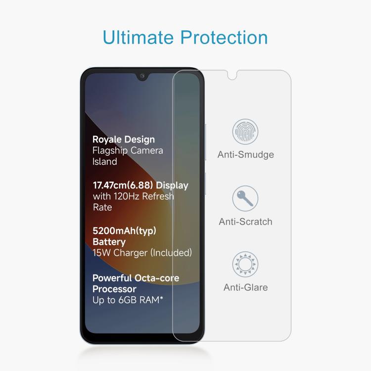 50pcs 0.26mm 9H 2.5D Tempered Glass Film, For Redmi A7 4G 171.8mm, For Redmi 17C 4G, For Xiaomi Poco C81x 4G, For Xiaomi Poco M8s 5G, For Xiaomi Poco C81 Pro 4G, For Redmi A7 Pro 171mm / Poco C85x 5G, For Redmi R70 5G / R70m 5G, For Xiaomi Poco C85x 5G...