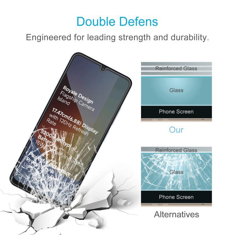 50pcs 0.26mm 9H 2.5D Tempered Glass Film, For Redmi A7 4G 171.8mm, For Redmi 17C 4G, For Xiaomi Poco C81x 4G, For Xiaomi Poco M8s 5G, For Xiaomi Poco C81 Pro 4G, For Redmi A7 Pro 171mm / Poco C85x 5G, For Redmi R70 5G / R70m 5G, For Xiaomi Poco C85x 5G...