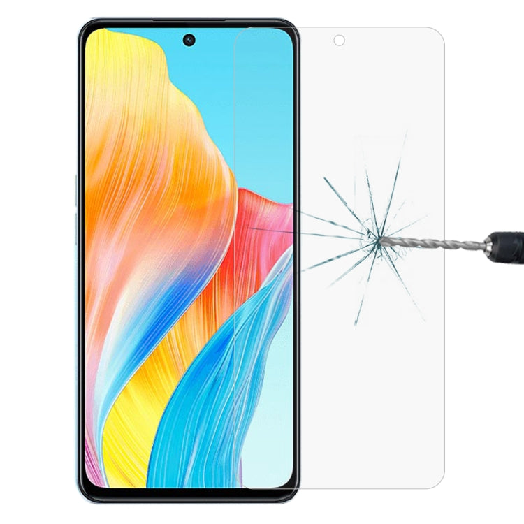 0.26mm 9H 2.5D Tempered Glass Film, For OPPO K12 / K12 Plus, For OPPO Reno11 F, For OPPO A78 4G, For OPPO A1 5G / 4G, For OPPO A98 / A58 4G
