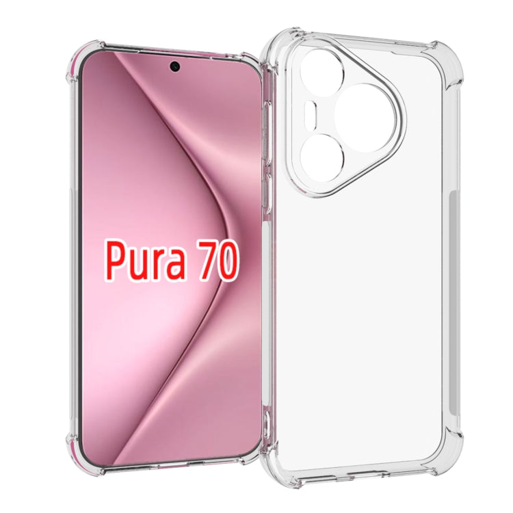 Shockproof Non-slip Thickening TPU Phone Case, For Huawei Pura X View, For Huawei Pura 90 Pro Max / Pura 90 Ultra, For Huawei Pura 90 Pro, For Huawei Mate 80 Pro Max, For Huawei Mate 80 / 80 Pro, For Huawei Mate 70 Air 5G, For Huawei Pura 80 Pro 5G    ...