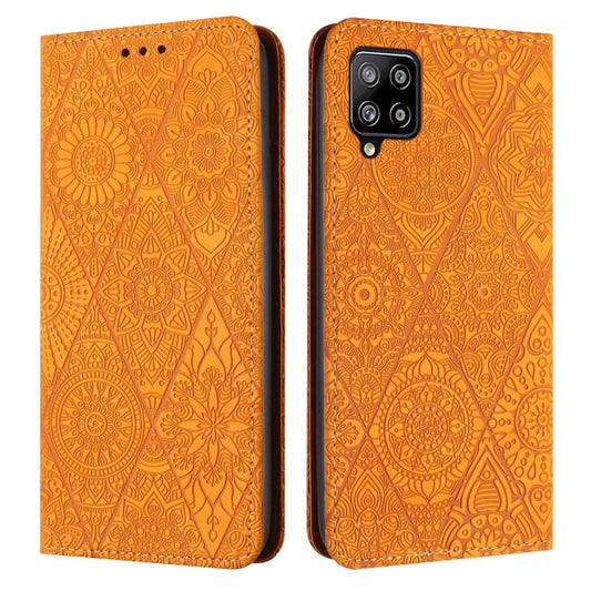 Ethnic Embossed Adsorption Leather Phone Case, For Samsung Galaxy A42 5G, For Samsung Galaxy A52 4G/5G, For Samsung Galaxy A53 5G, For Samsung Galaxy A54 5G, For Samsung Galaxy A72 4G/5G, For Samsung Galaxy A73 5G, For Samsung Galaxy S10               ...