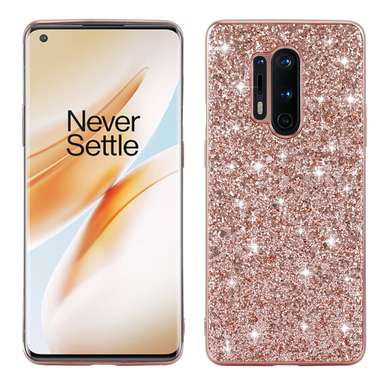 Glitter Powder Shockproof TPU Protective Case, For OnePlus 8 Pro, For OnePlus 8