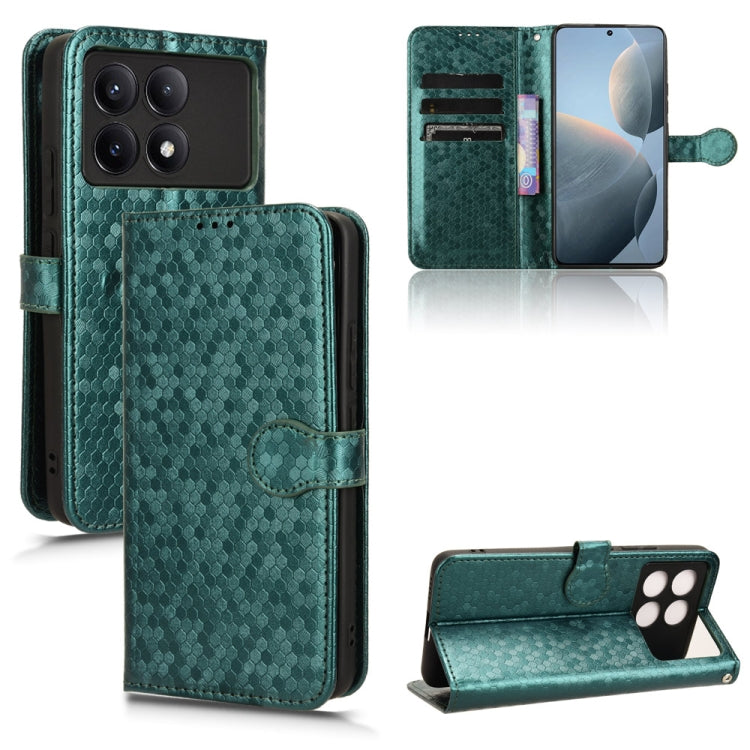 Honeycomb Dot Texture Leather Phone Case, For Xiaomi Poco F6 /Redmi Turbo 3, For Xiaomi Civi 4 Pro, For Xiaomi Poco M6 Pro 4G, For Xiaomi Redmi A3, For Xiaomi Redmi Note 13 Pro 4G Global, For Xiaomi Redmi Note 13 4G, For Xiaomi Redmi 13C 5G / 4G       ...