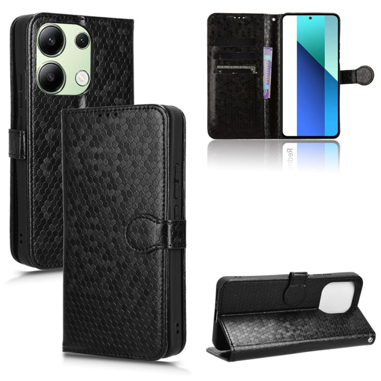 Honeycomb Dot Texture Leather Phone Case, For Xiaomi Poco F6 /Redmi Turbo 3, For Xiaomi Civi 4 Pro, For Xiaomi Poco M6 Pro 4G, For Xiaomi Redmi A3, For Xiaomi Redmi Note 13 Pro 4G Global, For Xiaomi Redmi Note 13 4G, For Xiaomi Redmi 13C 5G / 4G       ...