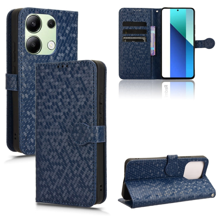 Honeycomb Dot Texture Leather Phone Case, For Xiaomi Poco F6 /Redmi Turbo 3, For Xiaomi Civi 4 Pro, For Xiaomi Poco M6 Pro 4G, For Xiaomi Redmi A3, For Xiaomi Redmi Note 13 Pro 4G Global, For Xiaomi Redmi Note 13 4G, For Xiaomi Redmi 13C 5G / 4G       ...