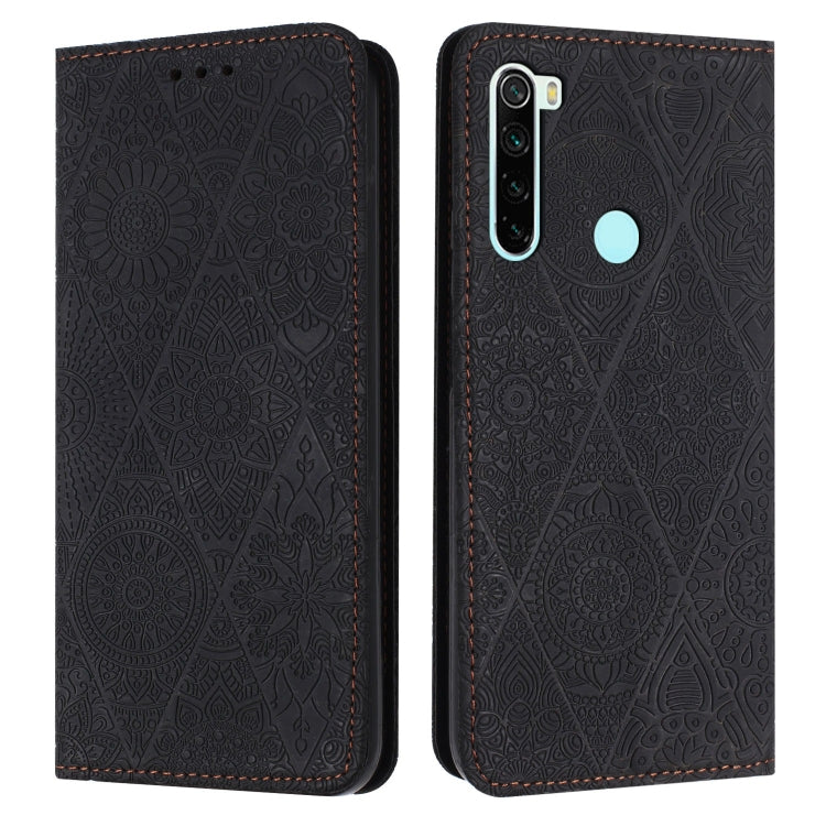 Ethnic Embossed Adsorption Leather Phone Case, For Redmi Note 9 Pro, For Redmi Note 8T, For Redmi Note 8, For Redmi Note 8 Pro, For Redmi Note 7 / 7 Pro