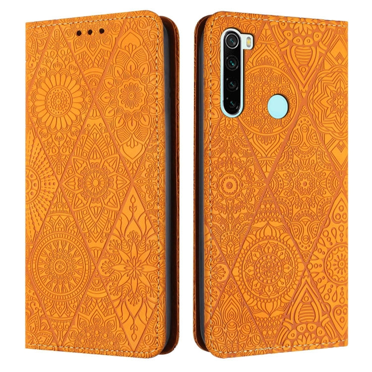 Ethnic Embossed Adsorption Leather Phone Case, For Redmi Note 9 Pro, For Redmi Note 8T, For Redmi Note 8, For Redmi Note 8 Pro, For Redmi Note 7 / 7 Pro