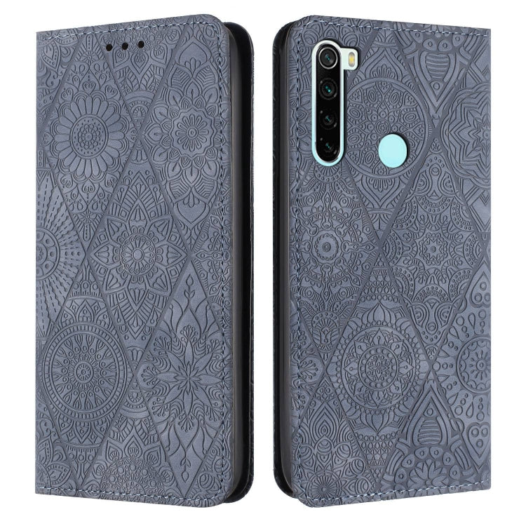 Ethnic Embossed Adsorption Leather Phone Case, For Redmi Note 9 Pro, For Redmi Note 8T, For Redmi Note 8, For Redmi Note 8 Pro, For Redmi Note 7 / 7 Pro