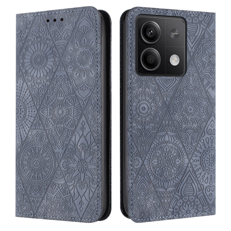 Ethnic Embossed Adsorption Leather Phone Case, For Xiaomi Redmi 13 4G, For Xiaomi Redmi Note 13 5G, For Xiaomi Redmi 13C, For Xiaomi Redmi Note 13 Pro 5G, For Redmi Note 12 Pro 4G, For Redmi Note 12 4G Global, For Redmi Note 12 Pro 5G Global           ...