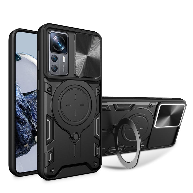 CD Texture Sliding Camshield Magnetic Holder Phone Case, For Xiaomi Redmi Note 12S 4G, For Xiaomi Redmi Note 12 4G, For Xiaomi Redmi Note 12 Pro 5G, For Xiaomi Redmi 12C, For Xiaomi 13 Lite / Civi 2 5G, For Xiaomi 13 Pro, For Xiaomi 13                 ...