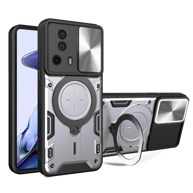 CD Texture Sliding Camshield Magnetic Holder Phone Case, For Xiaomi Redmi Note 12S 4G, For Xiaomi Redmi Note 12 4G, For Xiaomi Redmi Note 12 Pro 5G, For Xiaomi Redmi 12C, For Xiaomi 13 Lite / Civi 2 5G, For Xiaomi 13 Pro, For Xiaomi 13                 ...