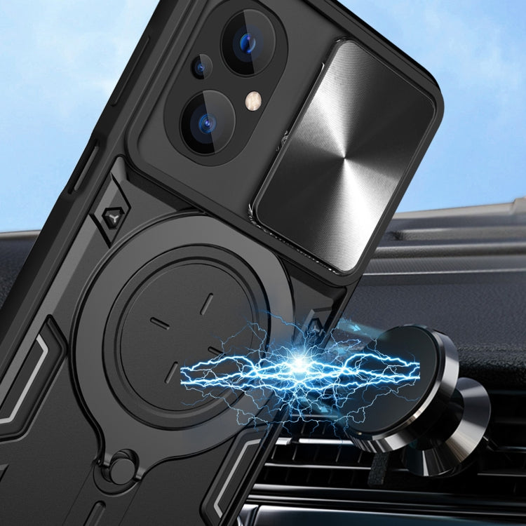 CD Texture Sliding Camshield Magnetic Holder Phone Case, For Xiaomi Poco M5 5G, For Xiaomi Redmi A1 4G, For Xiaomi Redmi Note 11 Global, For Xiaomi Redmi K40S / Poco F4, For Xiaomi Poco M4 Pro 4G, For Xiaomi Poco X4 Pro 5G, For Xiaomi Redmi Note 11 4G ...