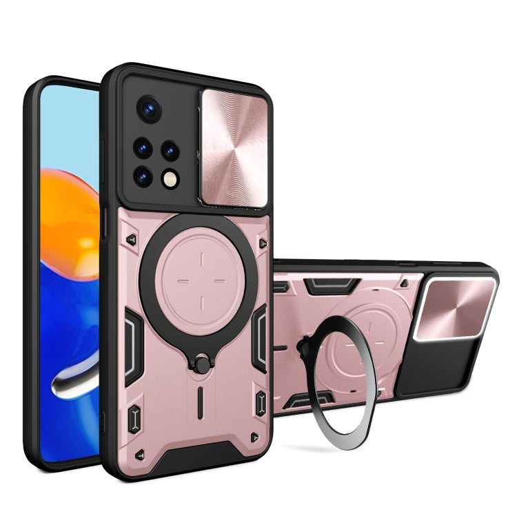 CD Texture Sliding Camshield Magnetic Holder Phone Case, For Xiaomi Poco M5 5G, For Xiaomi Redmi A1 4G, For Xiaomi Redmi Note 11 Global, For Xiaomi Redmi K40S / Poco F4, For Xiaomi Poco M4 Pro 4G, For Xiaomi Poco X4 Pro 5G, For Xiaomi Redmi Note 11 4G ...