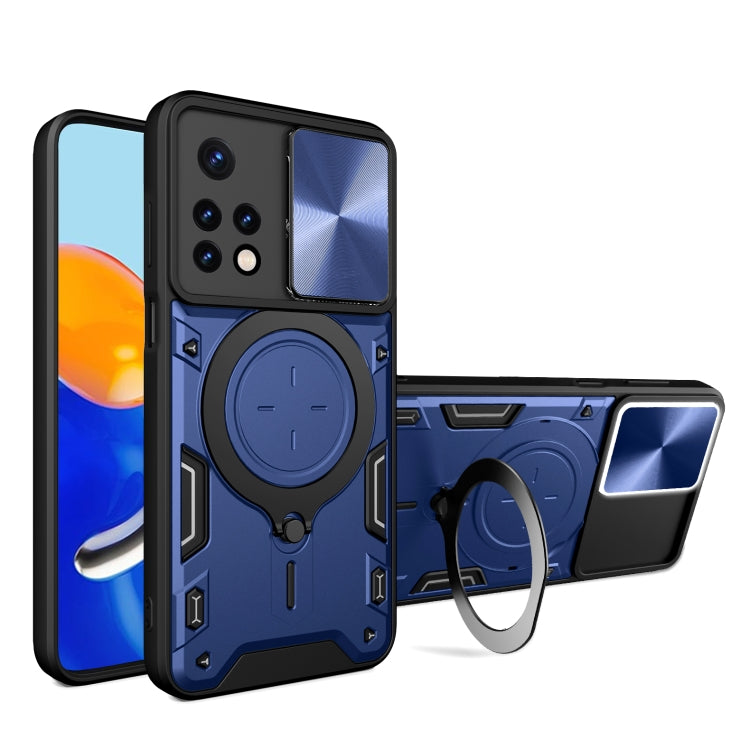 CD Texture Sliding Camshield Magnetic Holder Phone Case, For Xiaomi Poco M5 5G, For Xiaomi Redmi A1 4G, For Xiaomi Redmi Note 11 Global, For Xiaomi Redmi K40S / Poco F4, For Xiaomi Poco M4 Pro 4G, For Xiaomi Poco X4 Pro 5G, For Xiaomi Redmi Note 11 4G ...