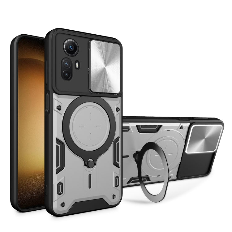 CD Texture Sliding Camshield Magnetic Holder Phone Case, For Xiaomi Redmi Note 12S 4G, For Xiaomi Redmi Note 12 4G, For Xiaomi Redmi Note 12 Pro 5G, For Xiaomi Redmi 12C, For Xiaomi 13 Lite / Civi 2 5G, For Xiaomi 13 Pro, For Xiaomi 13                 ...