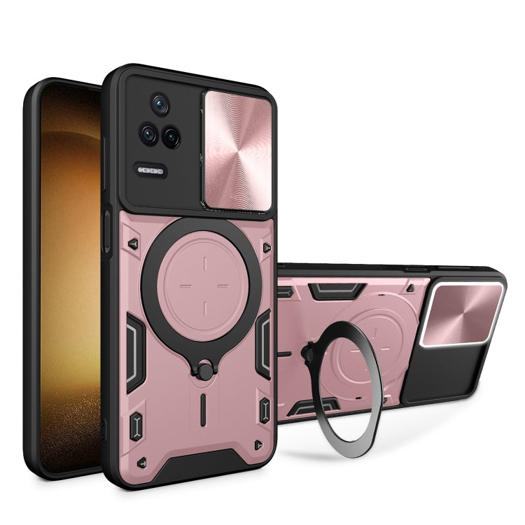CD Texture Sliding Camshield Magnetic Holder Phone Case, For Xiaomi Poco M5 5G, For Xiaomi Redmi A1 4G, For Xiaomi Redmi Note 11 Global, For Xiaomi Redmi K40S / Poco F4, For Xiaomi Poco M4 Pro 4G, For Xiaomi Poco X4 Pro 5G, For Xiaomi Redmi Note 11 4G ...