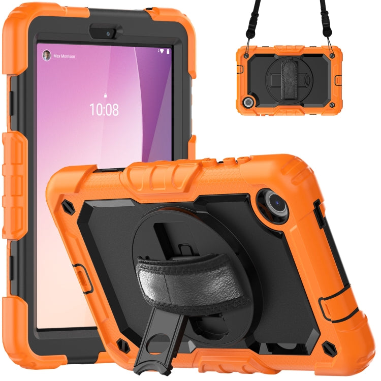 Silicone Hybrid PC Tablet Case with Shoulder Strap, For Lenovo Tab K9 / Tab One, For Lenovo Tab 10.1 / ZhaoYang K10c, For Lenovo Tab M8 4th Gen, For Lenovo Tab M9