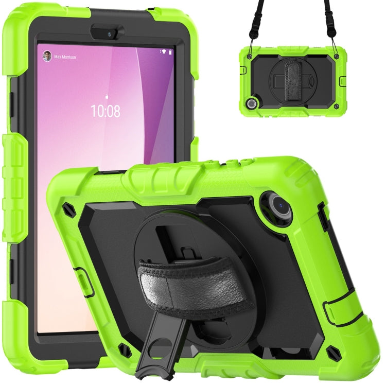Silicone Hybrid PC Tablet Case with Shoulder Strap, For Lenovo Tab K9 / Tab One, For Lenovo Tab 10.1 / ZhaoYang K10c, For Lenovo Tab M8 4th Gen, For Lenovo Tab M9