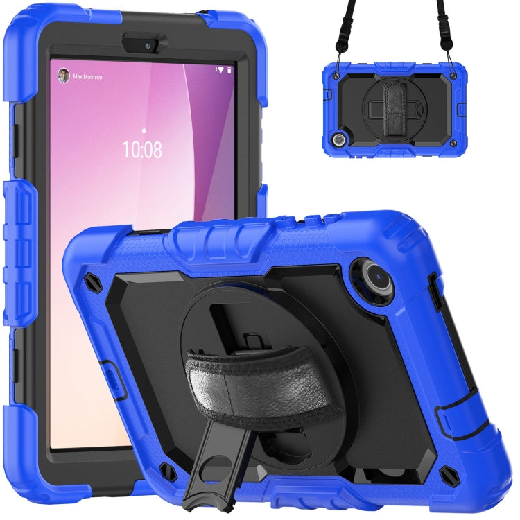 Silicone Hybrid PC Tablet Case with Shoulder Strap, For Lenovo Tab K9 / Tab One, For Lenovo Tab 10.1 / ZhaoYang K10c, For Lenovo Tab M8 4th Gen, For Lenovo Tab M9