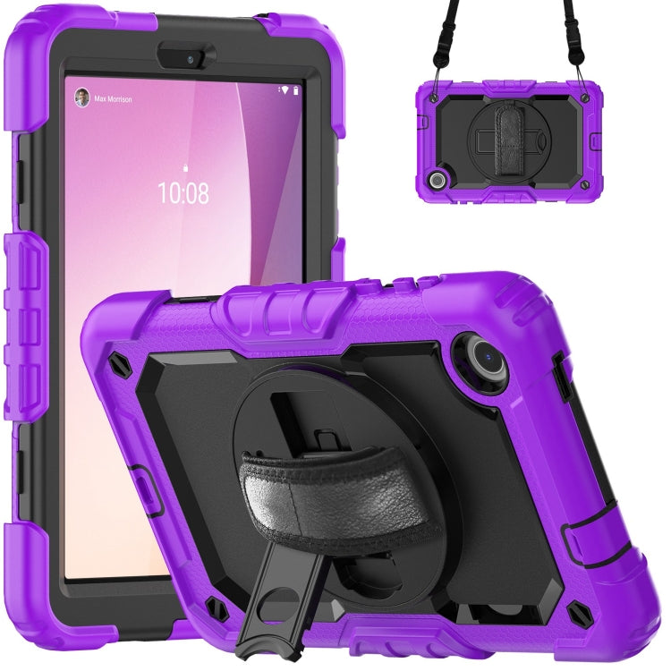 Silicone Hybrid PC Tablet Case with Shoulder Strap, For Lenovo Tab K9 / Tab One, For Lenovo Tab 10.1 / ZhaoYang K10c, For Lenovo Tab M8 4th Gen, For Lenovo Tab M9