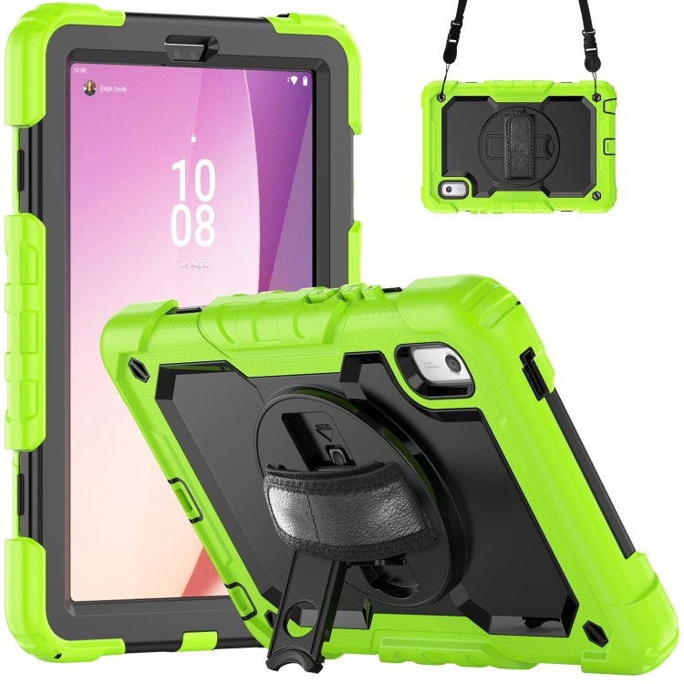 Silicone Hybrid PC Tablet Case with Shoulder Strap, For Lenovo Tab K9 / Tab One, For Lenovo Tab 10.1 / ZhaoYang K10c, For Lenovo Tab M8 4th Gen, For Lenovo Tab M9