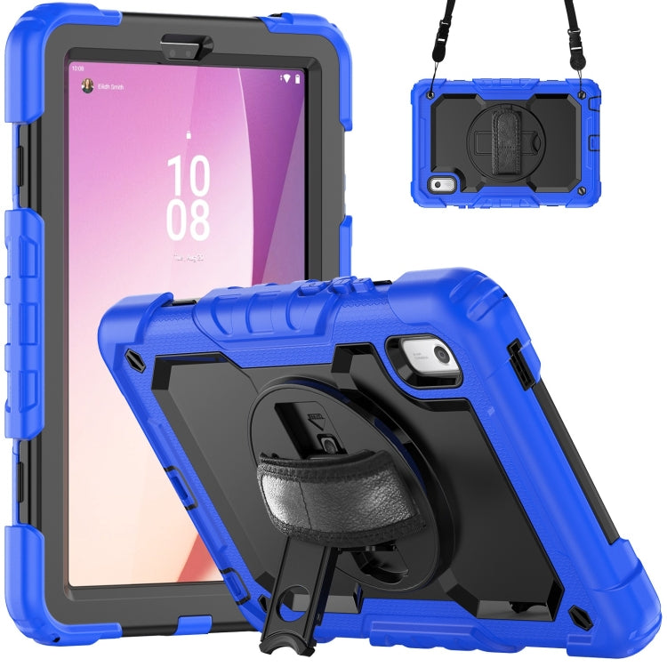 Silicone Hybrid PC Tablet Case with Shoulder Strap, For Lenovo Tab K9 / Tab One, For Lenovo Tab 10.1 / ZhaoYang K10c, For Lenovo Tab M8 4th Gen, For Lenovo Tab M9