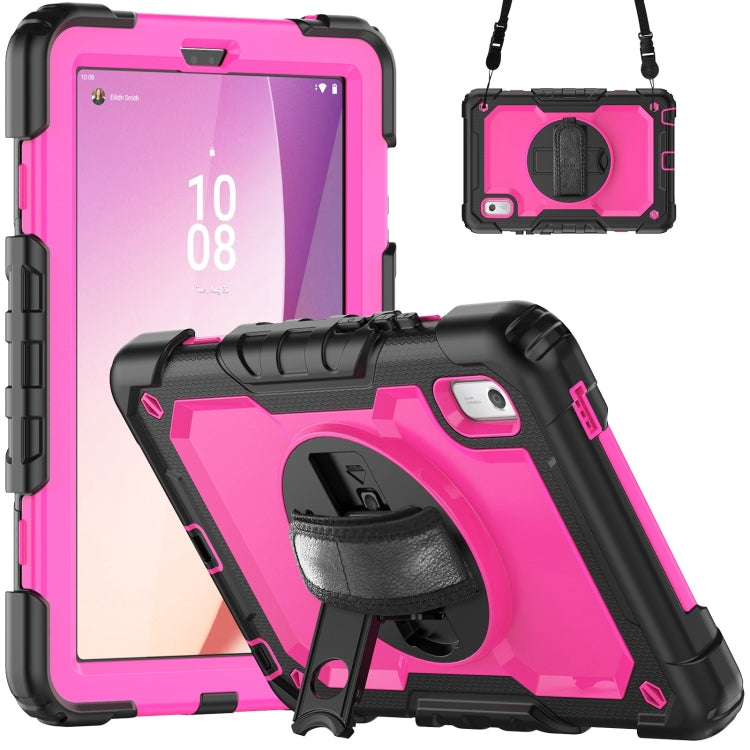 Silicone Hybrid PC Tablet Case with Shoulder Strap, For Lenovo Tab K9 / Tab One, For Lenovo Tab 10.1 / ZhaoYang K10c, For Lenovo Tab M8 4th Gen, For Lenovo Tab M9