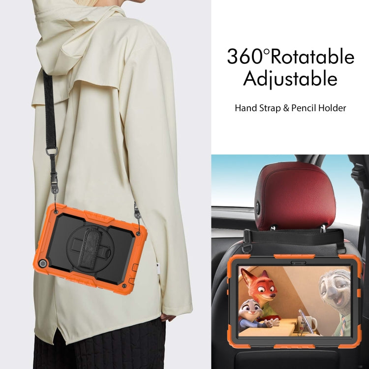Silicone Hybrid PC Tablet Case with Shoulder Strap, For Lenovo Tab M10 10.1 Gen 3rd, For Lenovo Tab M10 Plus 10.6 Gen 3rd, For Lenovo Tab M8 HD 2020/2019
