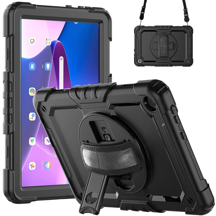Silicone Hybrid PC Tablet Case with Shoulder Strap, For Lenovo Tab M10 10.1 Gen 3rd, For Lenovo Tab M10 Plus 10.6 Gen 3rd, For Lenovo Tab M8 HD 2020/2019