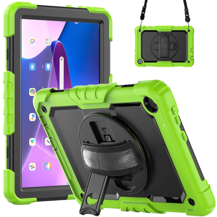 Silicone Hybrid PC Tablet Case with Shoulder Strap, For Lenovo Tab M10 10.1 Gen 3rd, For Lenovo Tab M10 Plus 10.6 Gen 3rd, For Lenovo Tab M8 HD 2020/2019
