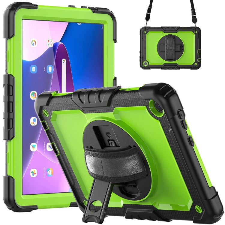 Silicone Hybrid PC Tablet Case with Shoulder Strap, For Lenovo Tab M10 10.1 Gen 3rd, For Lenovo Tab M10 Plus 10.6 Gen 3rd, For Lenovo Tab M8 HD 2020/2019