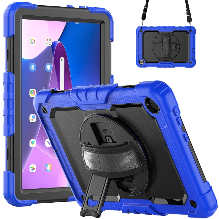 Silicone Hybrid PC Tablet Case with Shoulder Strap, For Lenovo Tab M10 10.1 Gen 3rd, For Lenovo Tab M10 Plus 10.6 Gen 3rd, For Lenovo Tab M8 HD 2020/2019