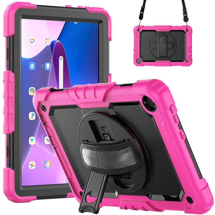 Silicone Hybrid PC Tablet Case with Shoulder Strap, For Lenovo Tab M10 10.1 Gen 3rd, For Lenovo Tab M10 Plus 10.6 Gen 3rd, For Lenovo Tab M8 HD 2020/2019