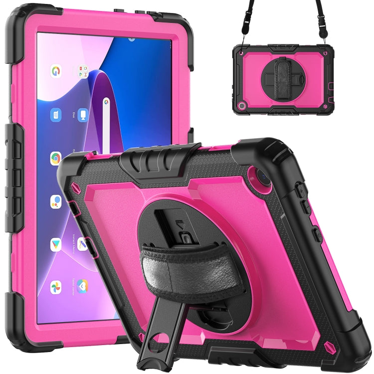 Silicone Hybrid PC Tablet Case with Shoulder Strap, For Lenovo Tab M10 10.1 Gen 3rd, For Lenovo Tab M10 Plus 10.6 Gen 3rd, For Lenovo Tab M8 HD 2020/2019