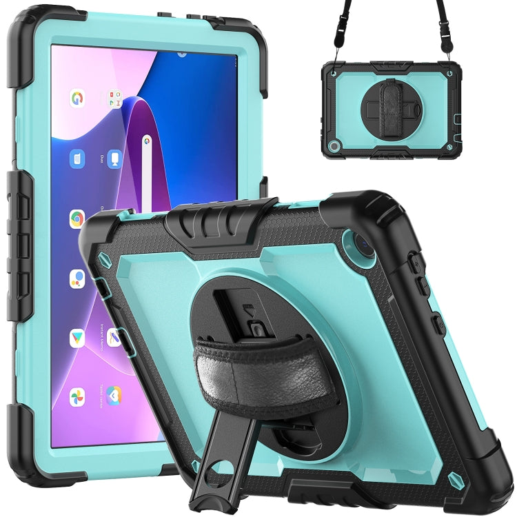 Silicone Hybrid PC Tablet Case with Shoulder Strap, For Lenovo Tab M10 10.1 Gen 3rd, For Lenovo Tab M10 Plus 10.6 Gen 3rd, For Lenovo Tab M8 HD 2020/2019