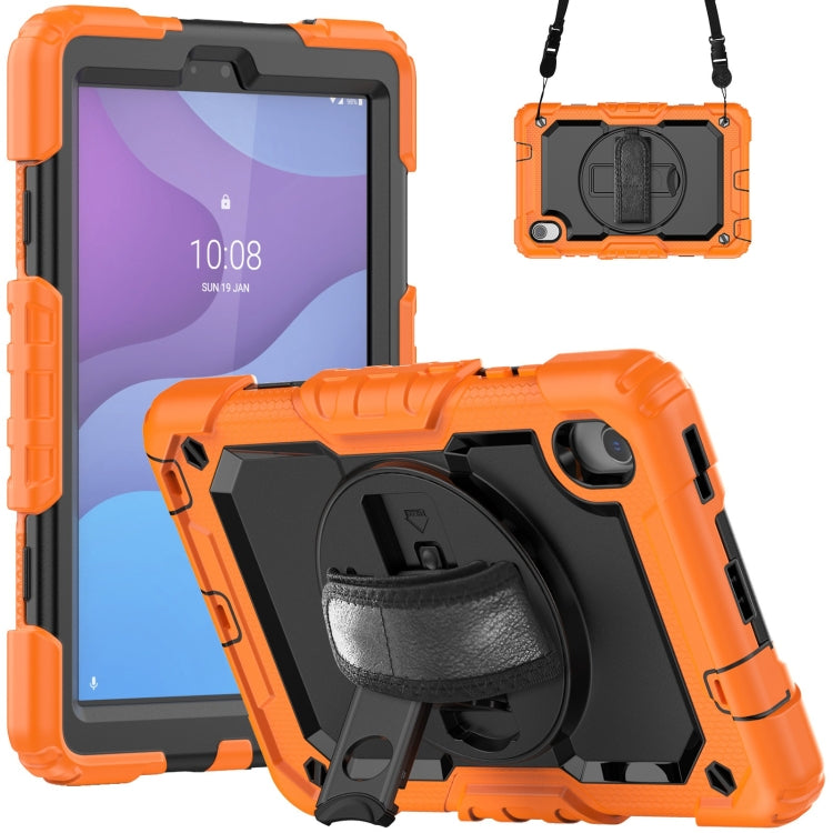 Silicone Hybrid PC Tablet Case with Shoulder Strap, For Lenovo Tab M10 10.1 Gen 3rd, For Lenovo Tab M10 Plus 10.6 Gen 3rd, For Lenovo Tab M8 HD 2020/2019