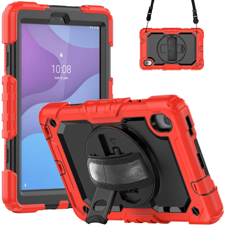 Silicone Hybrid PC Tablet Case with Shoulder Strap, For Lenovo Tab M10 10.1 Gen 3rd, For Lenovo Tab M10 Plus 10.6 Gen 3rd, For Lenovo Tab M8 HD 2020/2019