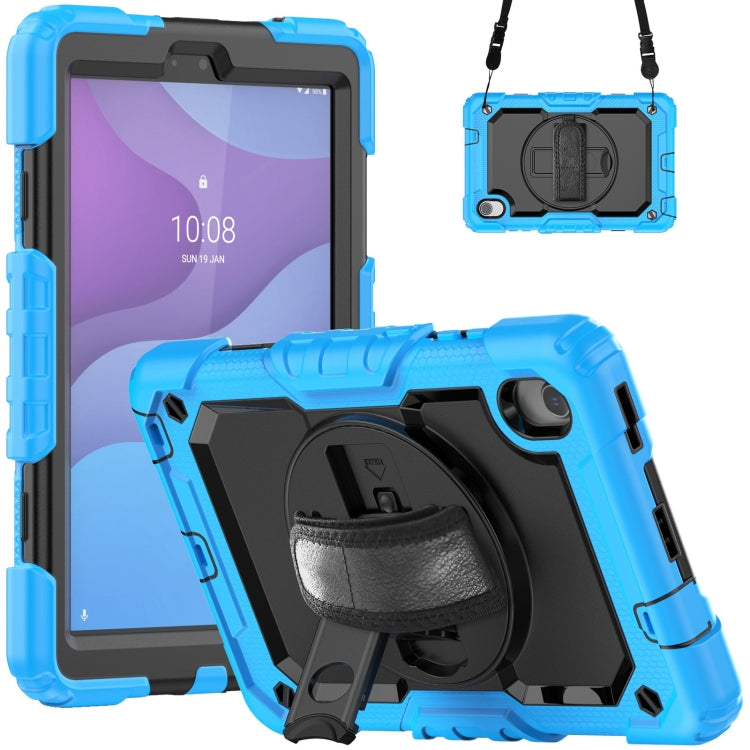 Silicone Hybrid PC Tablet Case with Shoulder Strap, For Lenovo Tab M10 10.1 Gen 3rd, For Lenovo Tab M10 Plus 10.6 Gen 3rd, For Lenovo Tab M8 HD 2020/2019