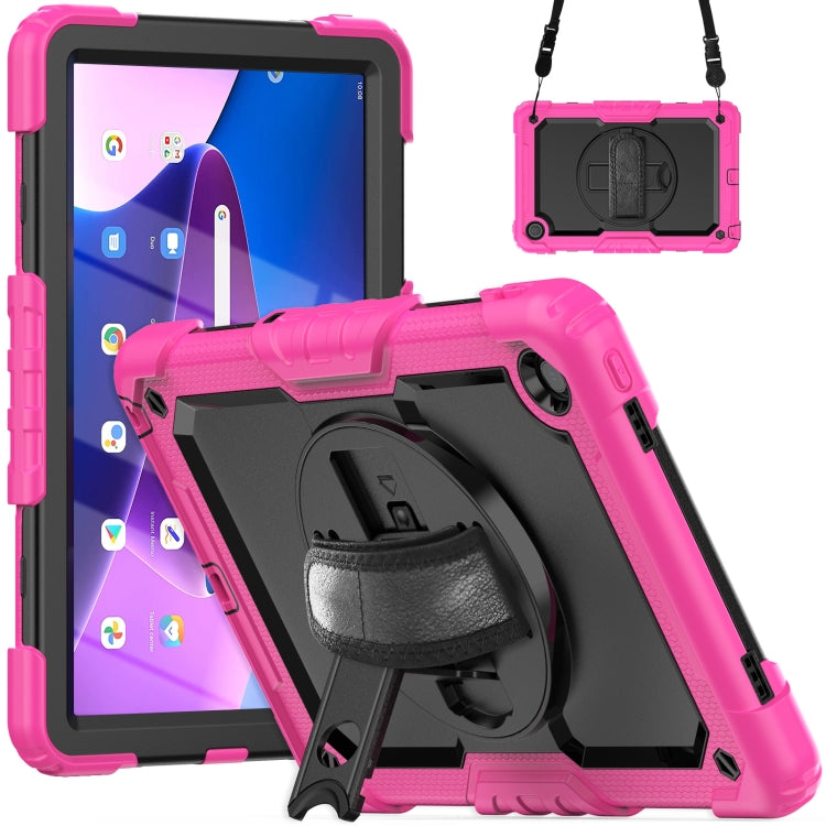 Silicone Hybrid PC Tablet Case with Shoulder Strap, For Lenovo Tab M10 10.1 Gen 3rd, For Lenovo Tab M10 Plus 10.6 Gen 3rd, For Lenovo Tab M8 HD 2020/2019