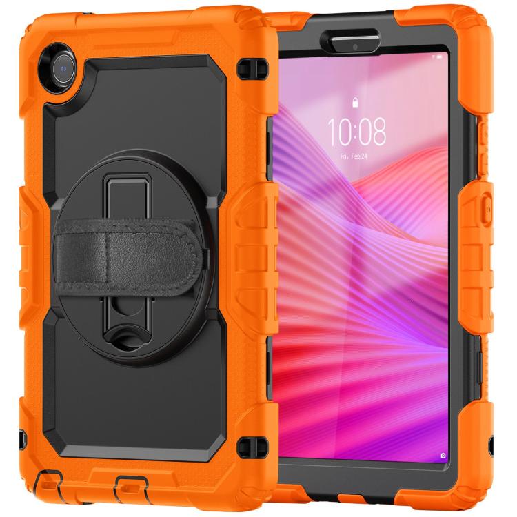 Silicone Hybrid PC Tablet Case with Shoulder Strap, For Lenovo Tab K9 / Tab One, For Lenovo Tab 10.1 / ZhaoYang K10c, For Lenovo Tab M8 4th Gen, For Lenovo Tab M9