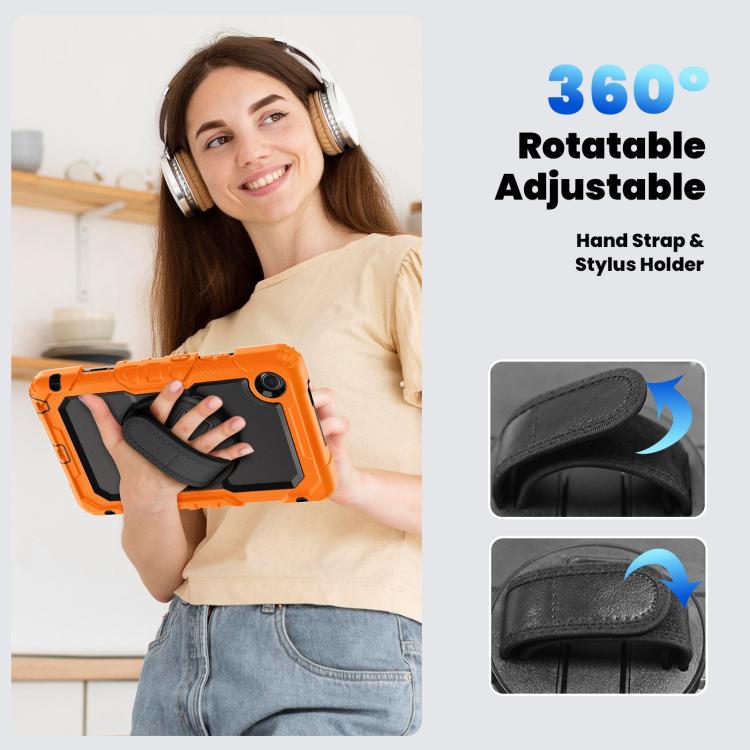 Silicone Hybrid PC Tablet Case with Shoulder Strap, For Lenovo Tab K9 / Tab One, For Lenovo Tab 10.1 / ZhaoYang K10c, For Lenovo Tab M8 4th Gen, For Lenovo Tab M9