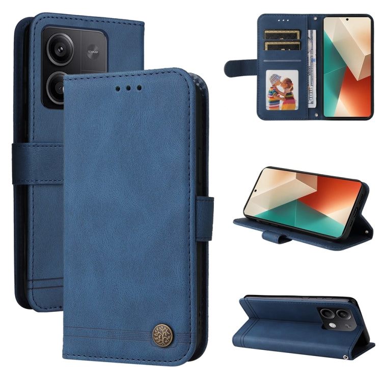 Skin Feel Life Tree Metal Button Leather Phone Case, For Xiaomi Poco F6, For Xiaomi Redmi A3, For Xiaomi Redmi Note13 Pro 4G Global/Poco M6 Pro 4G, For Xiaomi Redmi Note13 4G, For Xiaomi Redmi K70E, For Xiaomi 14 Ultra, For Xiaomi 14 Pro, For Xiaomi 14...