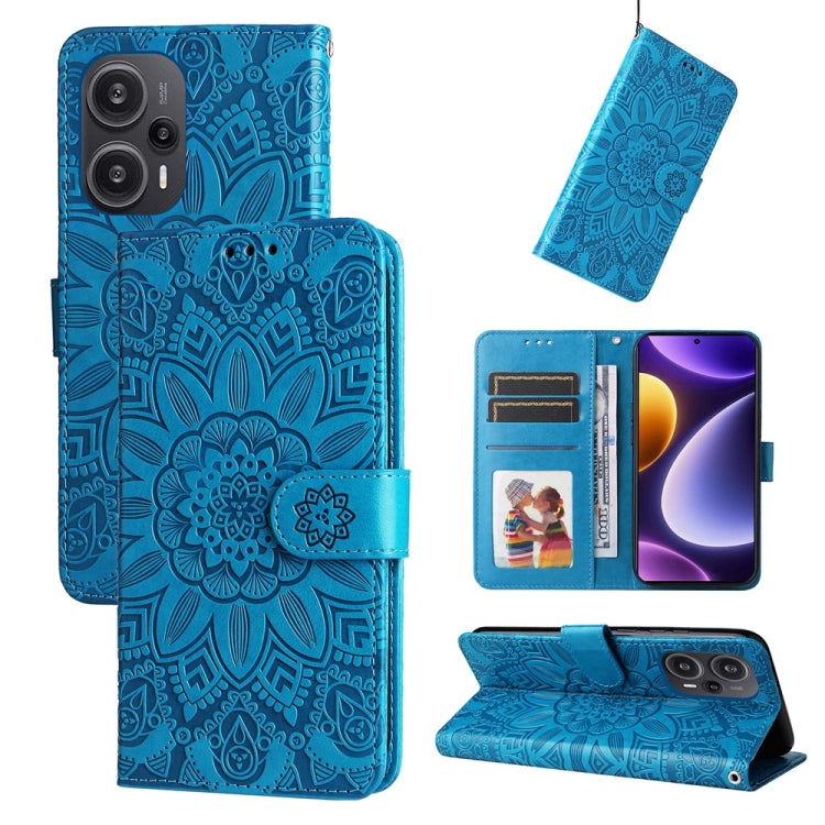 Embossed Sunflower Leather Phone Case, For Xiaomi Redmi Note13 Pro+ 5G Global, For Xiaomi Redmi Note13 Pro 5G Global, For Xiaomi 13T / Redmi K60 Ultra, For Xiaomi Redmi K70 / K70 Pro, For Xiaomi Redmi Poco F5, For Xiaomi Redmi K60 / K60 Pro            ...
