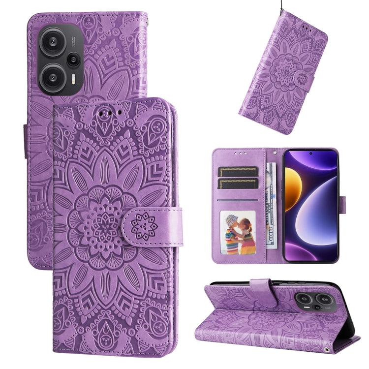 Embossed Sunflower Leather Phone Case, For Xiaomi Redmi Note13 Pro+ 5G Global, For Xiaomi Redmi Note13 Pro 5G Global, For Xiaomi 13T / Redmi K60 Ultra, For Xiaomi Redmi K70 / K70 Pro, For Xiaomi Redmi Poco F5, For Xiaomi Redmi K60 / K60 Pro            ...