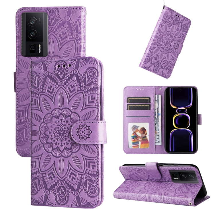 Embossed Sunflower Leather Phone Case, For Xiaomi Redmi Note13 Pro+ 5G Global, For Xiaomi Redmi Note13 Pro 5G Global, For Xiaomi 13T / Redmi K60 Ultra, For Xiaomi Redmi K70 / K70 Pro, For Xiaomi Redmi Poco F5, For Xiaomi Redmi K60 / K60 Pro            ...