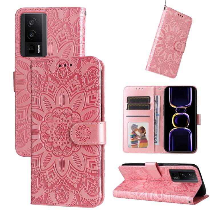 Embossed Sunflower Leather Phone Case, For Xiaomi Redmi Note13 Pro+ 5G Global, For Xiaomi Redmi Note13 Pro 5G Global, For Xiaomi 13T / Redmi K60 Ultra, For Xiaomi Redmi K70 / K70 Pro, For Xiaomi Redmi Poco F5, For Xiaomi Redmi K60 / K60 Pro            ...