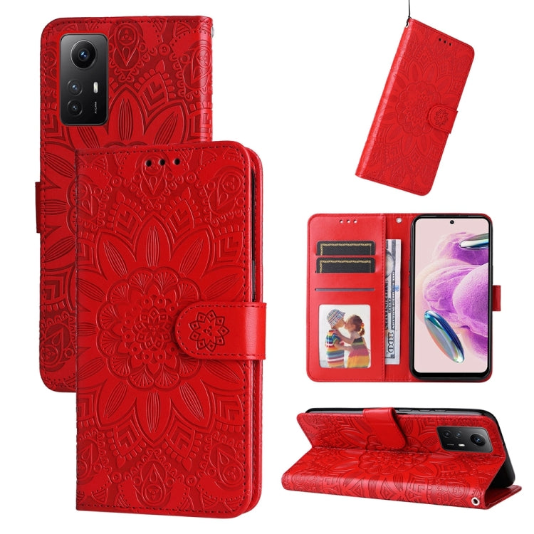 Embossed Sunflower Leather Phone Case, For Xiaomi Redmi Note13 Pro+ 5G Global, For Xiaomi Redmi Note13 Pro 5G Global, For Xiaomi 13T / Redmi K60 Ultra, For Xiaomi Redmi K70 / K70 Pro, For Xiaomi Redmi Poco F5, For Xiaomi Redmi K60 / K60 Pro            ...