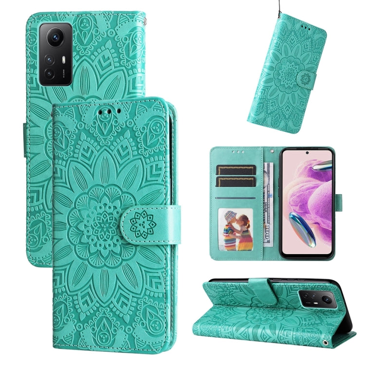 Embossed Sunflower Leather Phone Case, For Xiaomi Redmi Note13 Pro+ 5G Global, For Xiaomi Redmi Note13 Pro 5G Global, For Xiaomi 13T / Redmi K60 Ultra, For Xiaomi Redmi K70 / K70 Pro, For Xiaomi Redmi Poco F5, For Xiaomi Redmi K60 / K60 Pro            ...
